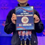 Maddie Dawson Named AAU GYMNASTICS ALL-AMERICAN.: Victoria Bradford and Maddie Dawson win All around 1st place honors at Nationals