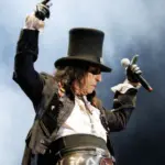 Alice Cooper performs on stage at Poble Espanyol on June 28^ 2024.