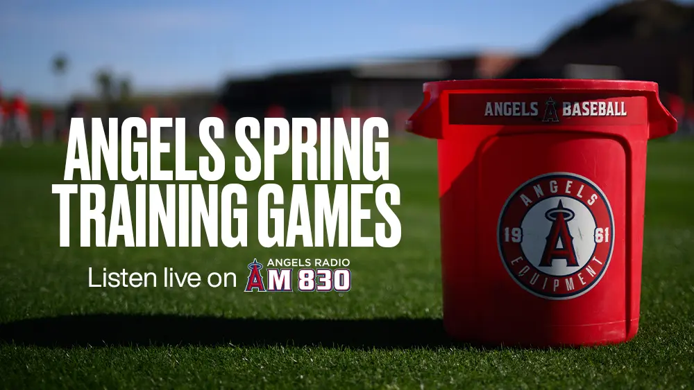 Angels Spring Training Games - listen live on AM830