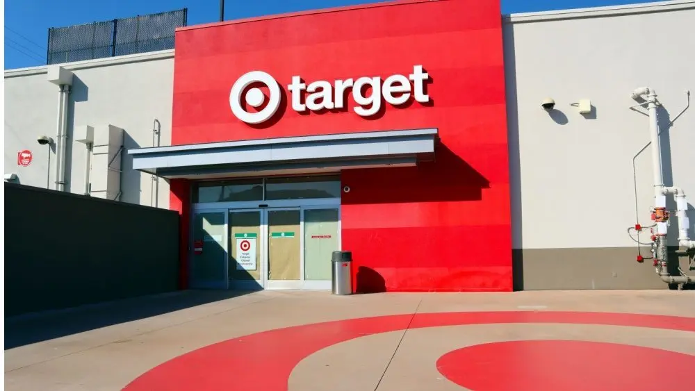 Target store^ a major American retail chain of discount department stores Los Angeles^ California – February 23^ 2025