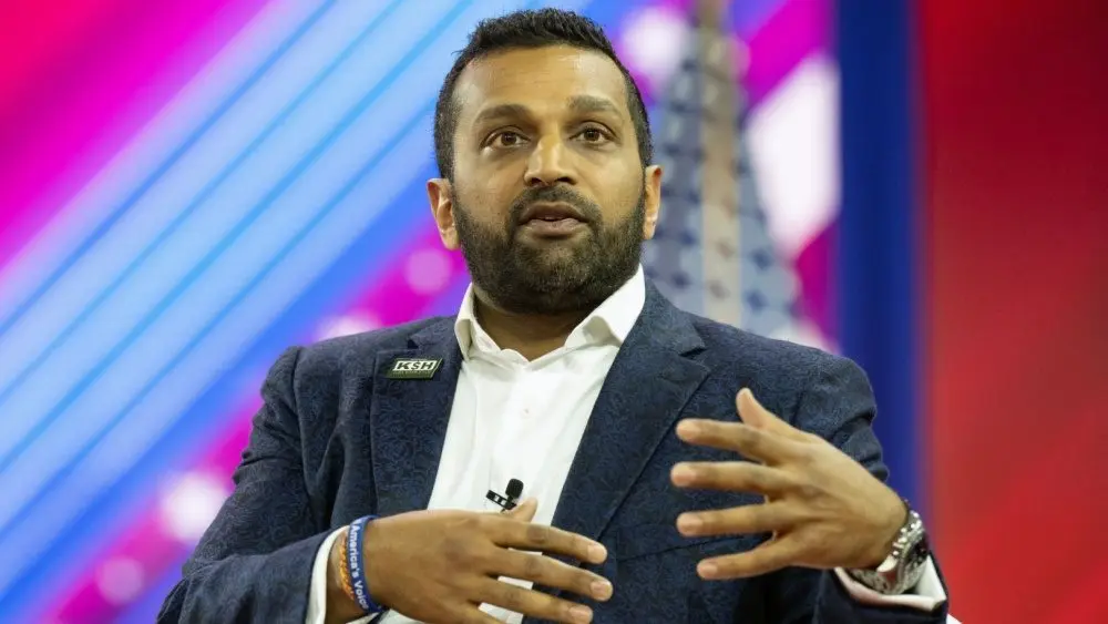 FBI Director Kash Patel at the 2023 Conservative Action Conference (CPAC). National Harbor^ MD US - Mar 3^ 2023