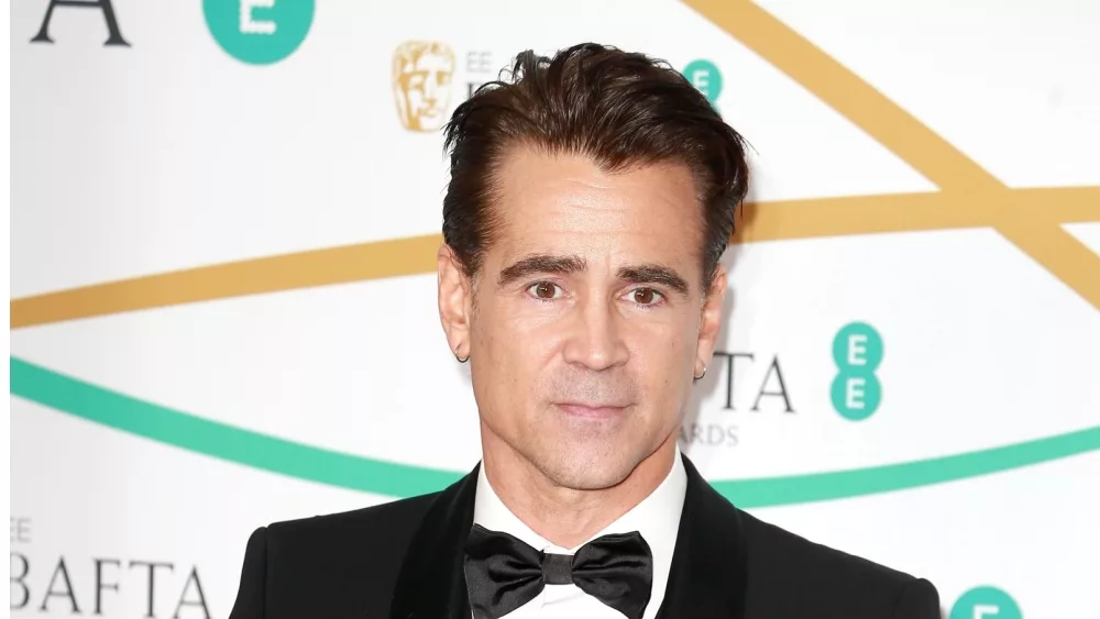 Colin Farrell attends the BAFTA Film Awards 2023 at The Royal Festival Hall in London^ England. February 19^ 2023