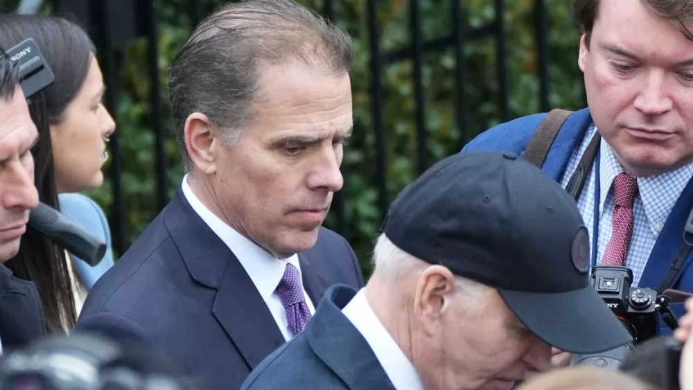 President Biden and his son Hunter Biden leave the White House; Washington DC USA - April 1^ 2024