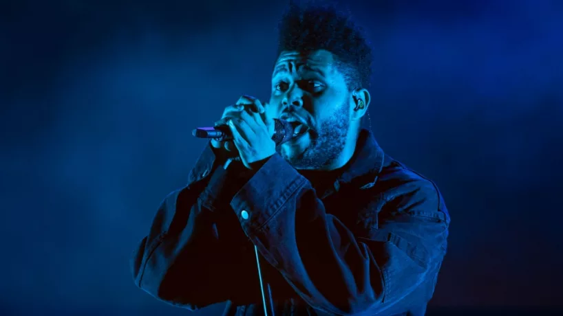 The Weeknd performs on stage during 2018 Global Citizen Festival: Be The Generation in Central Park. New York^ NY - September 29^ 2018