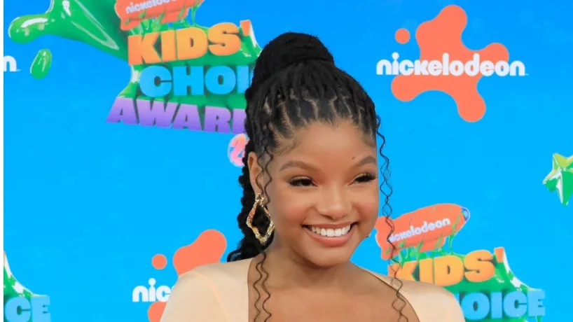 Halle Bailey at the Nickelodeon 2023 Kids Choice Awards at Microsoft Theater. LOS ANGELES^ CA - MAR 4^ 2023