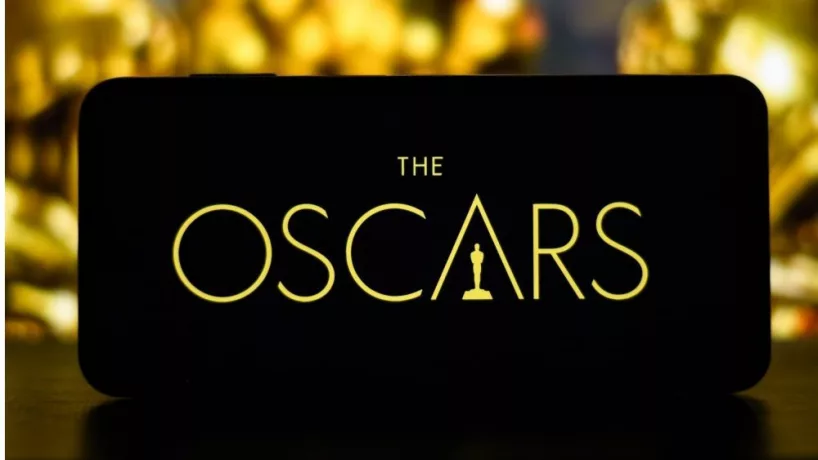 Oscars (Academy Awards) logo stock image. The Oscars honoring excellence in the film industry