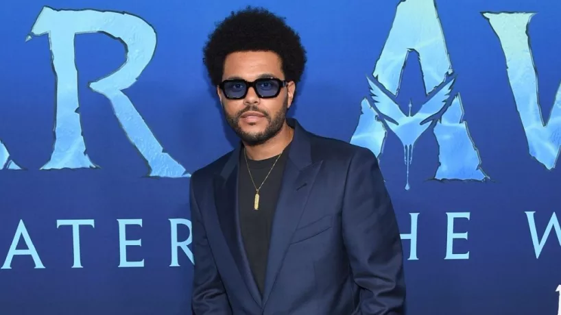 The Weeknd arrives for the ‘Avatar The Way of Water’ Hollywood Premiere on December 12^ 2022 in Hollywood^ CA