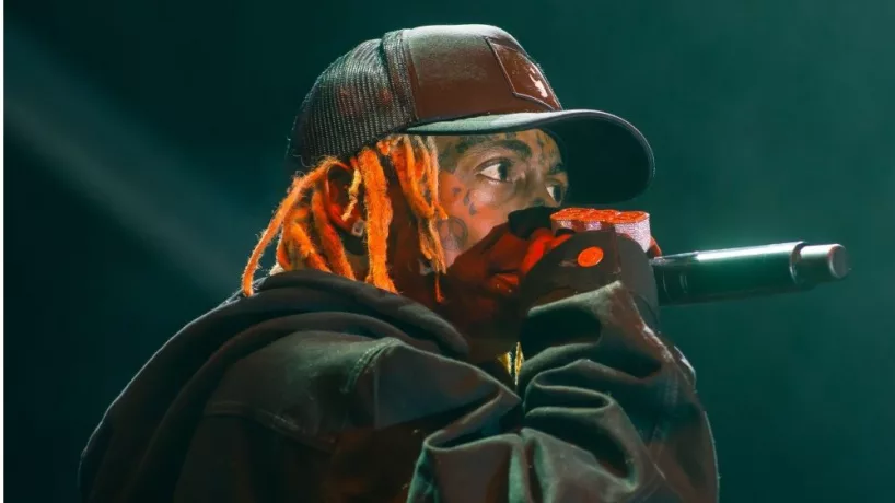 Lil Wayne Performing on stage at OneMusic Festival Atlanta^ Georgia USA - October 10 2022