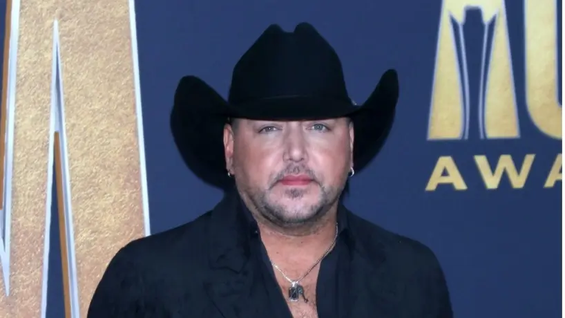 Jason Aldean at the 2022 Academy of Country Music Awards Arrivals at Allegient Stadium on March 7^ 2022 in Las Vegas^ NV