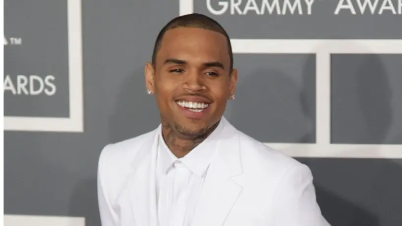 Chris Brown arrives to the 2013 Grammy Awards on February 10^ 2013 in Hollywood^ CA