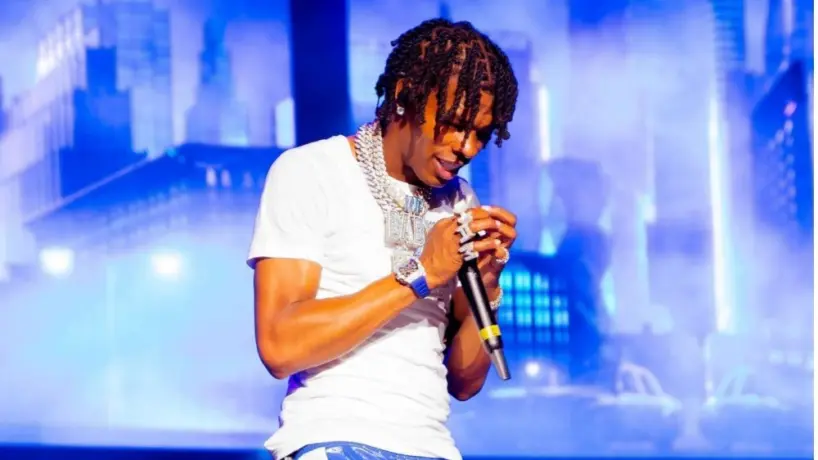 Lil Baby performing at birthday bash 25 Atlanta^ Georgia USA - JULY 17 2021
