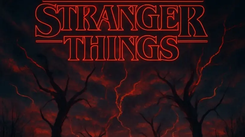'Stranger Things' background This content was generated by an Artificial Intelligence (AI) system.
