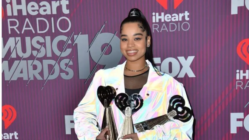 Ella Mai at the 2019 iHeartRadio Music Awards at the Microsoft Theatre. LOS ANGELES^ CA. March 14^ 2019