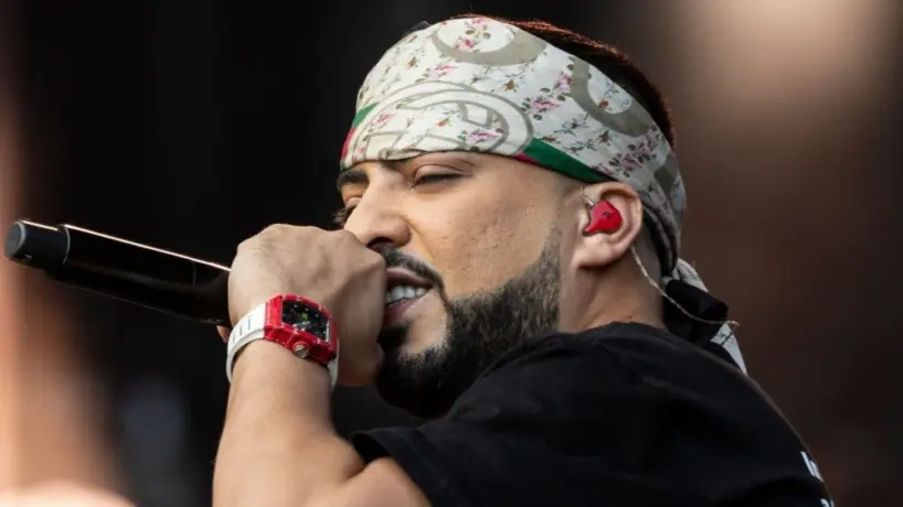 French Montana performs on stage during 2019 Global Citizen Festival at Central Park New York^ NY - September 28^ 2019
