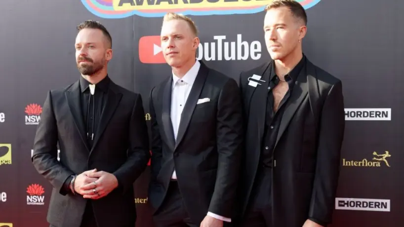 Rufus du sol attends the 2022 ARIA Awards at The Hordern Pavilion on November 24^ 2022 in Sydney^ Australia