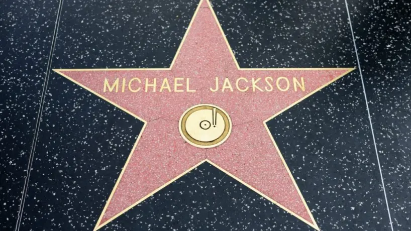 Michael Jackson star on the Hollywood Walk of Fame in Hollywood^ California on Dec. 6^ 2016.