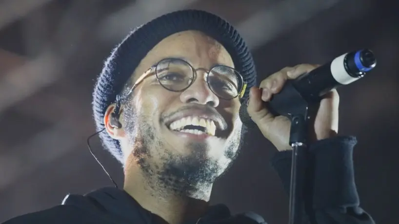 Anderson Paak and the Free Nationals perform at the Okeechobee Music Festival Okeechobee^ Florida USA - 03-05-2017