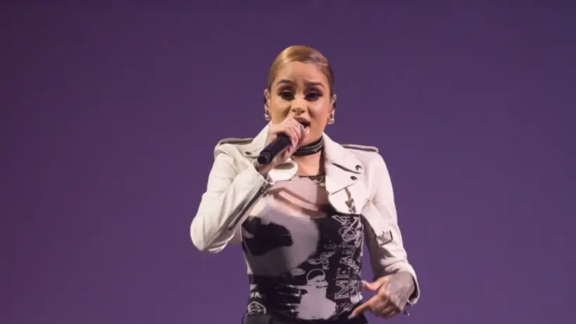 Kehlani performing at Little Caesars Arena. Detroit^ MI / USA - March 13^ 2018