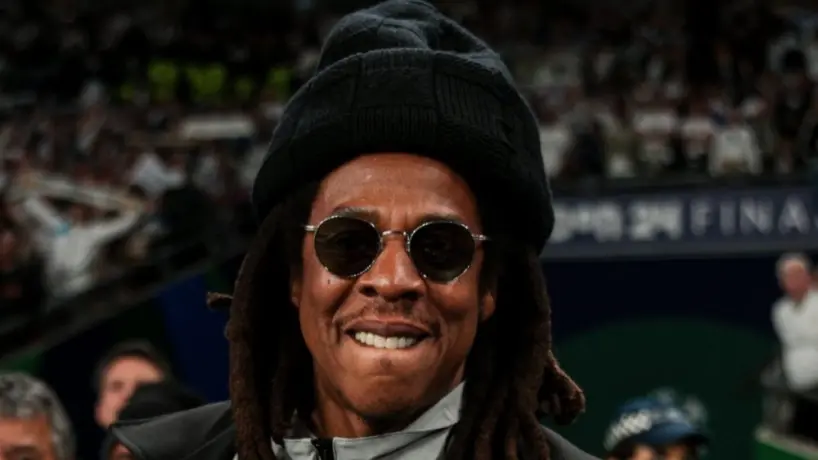 Rapper Jay-Z during the UEFA Champions League 2023-24 Final football match between Borussia Dortmund and Real Madrid at the Wembley Stadium London^ UK 1st June 2024