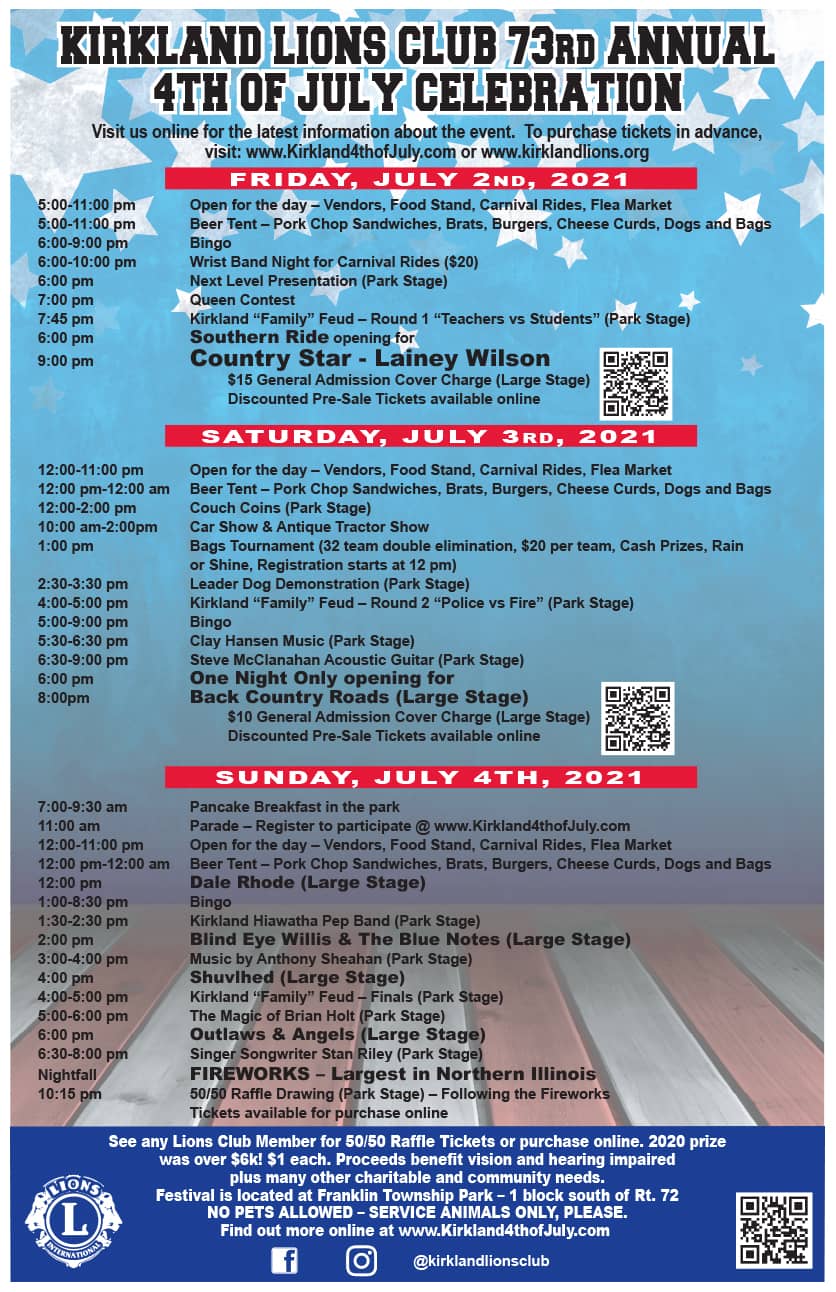 Parades, Concerts, and Fireworks Fourth of July Fun in the Stateline