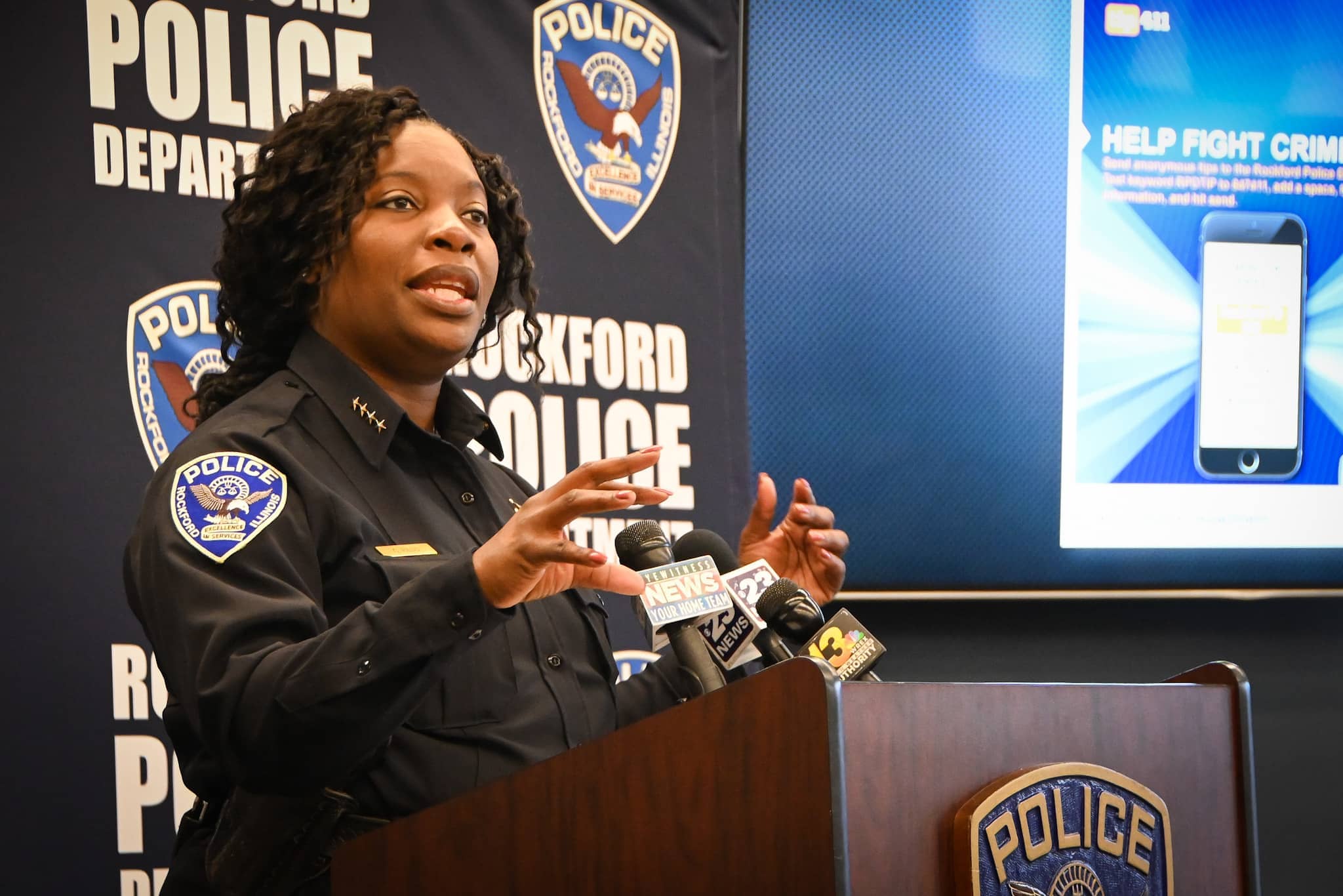 Rockford Police Chief Carla Redd