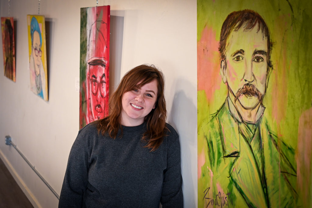 Artist aims to inspire with exhibit that showcases the faces of ...