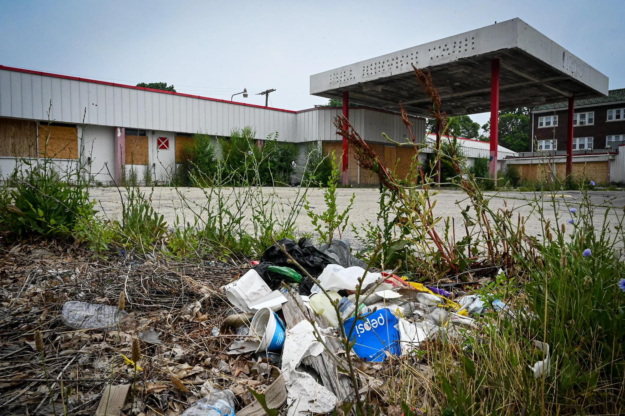 Abandoned Parking Lot – Between Two Rocks