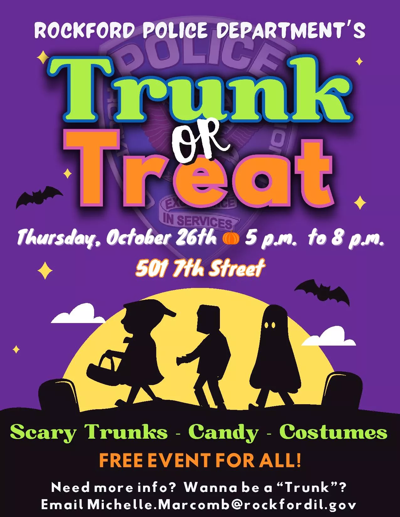 Rockford Police Departments Trunk or Treat Event Rock River Current