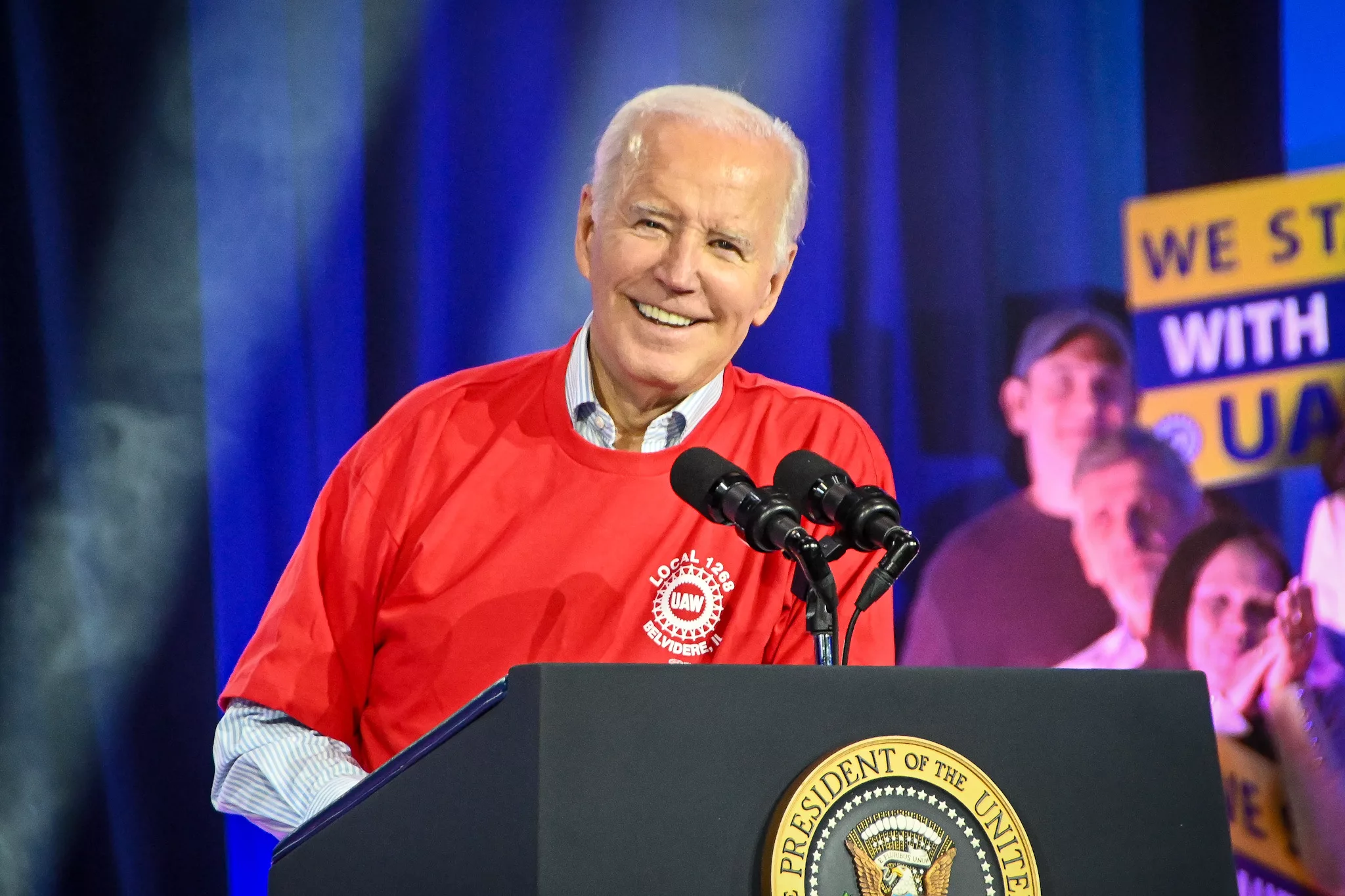 Joe Biden in Belvidere