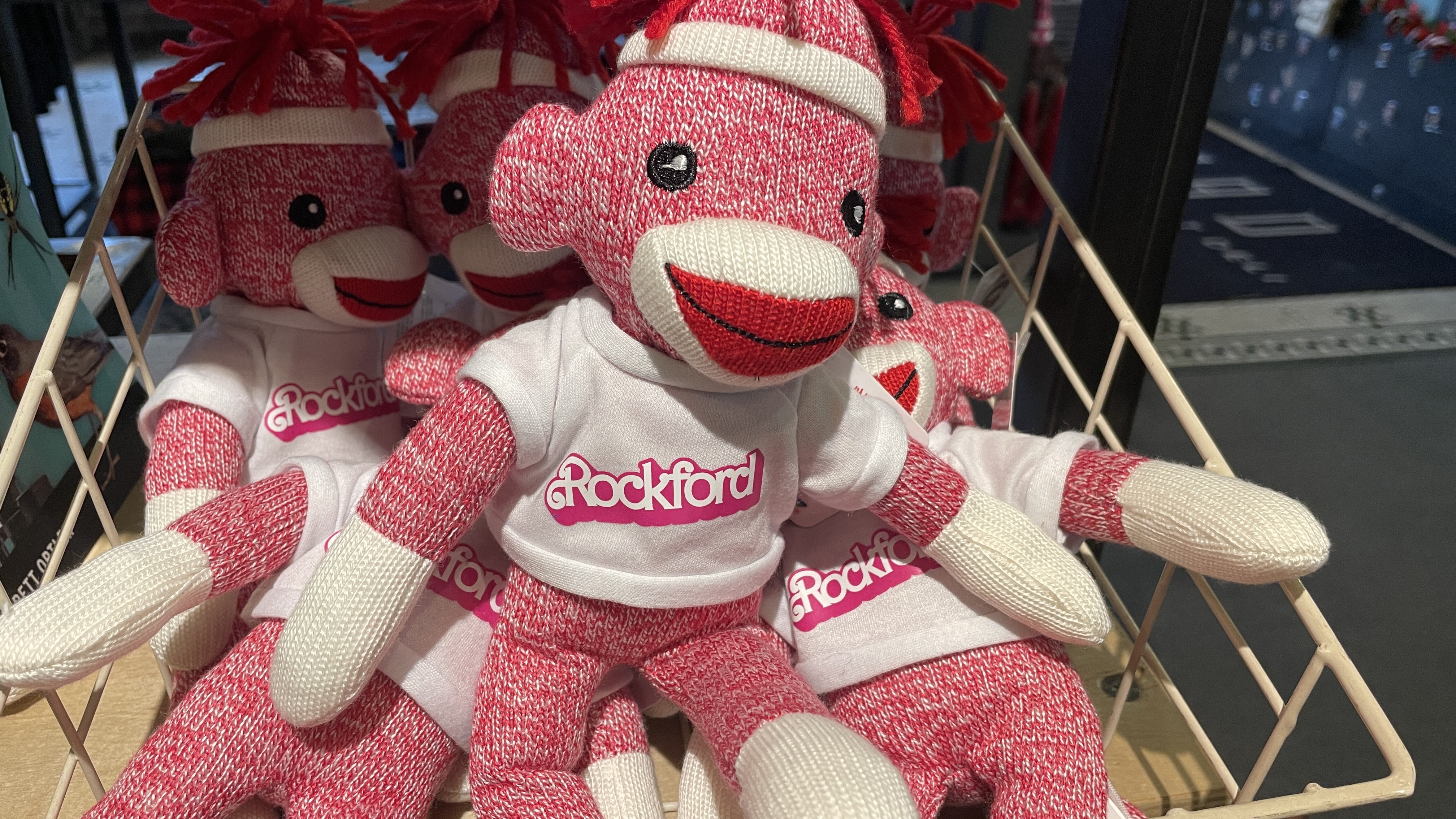 Barbie sock monkey at RAD in Rockford