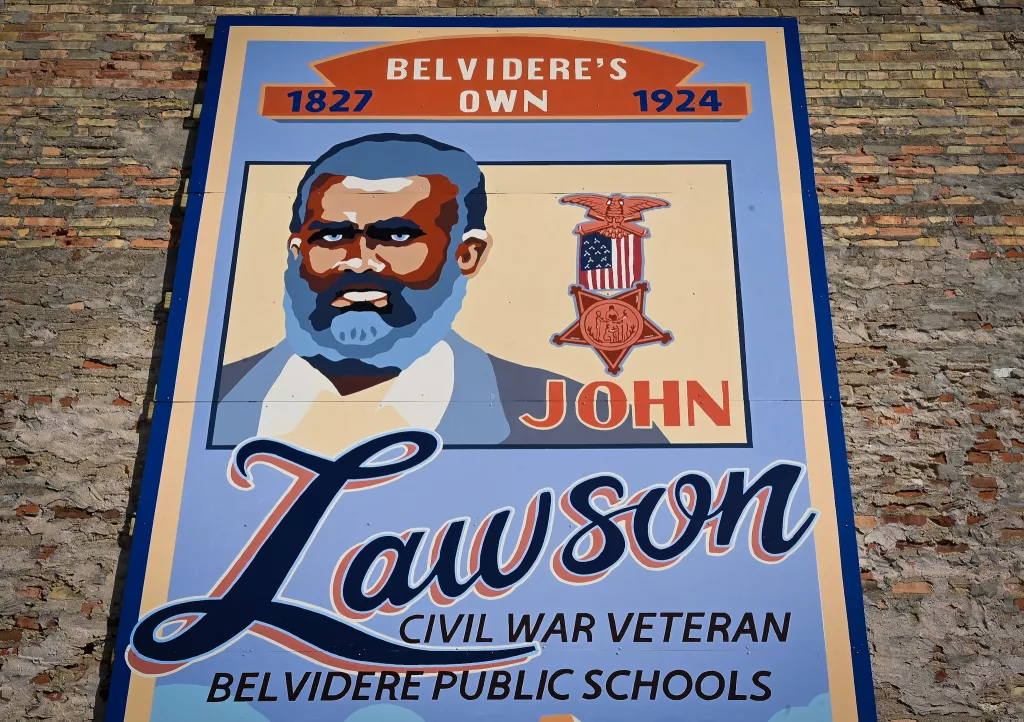 Belvidere's latest mural honors a Civil War veteran who escaped slavery ...