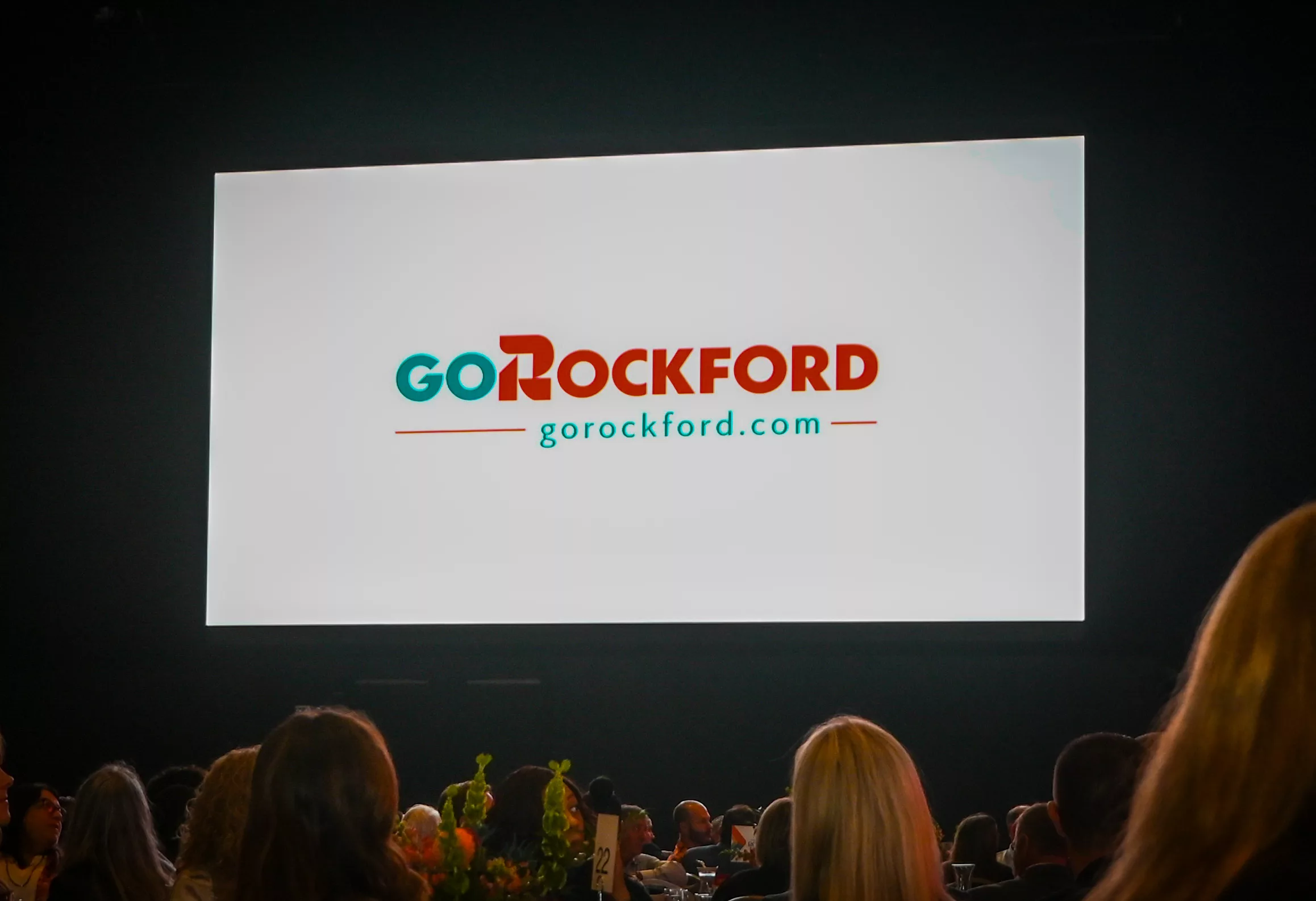 The Rockford Area Convention & Visitors Bureau on Friday, Sept. 27, 2024, unveiled its new name and brand as GoRockford during a 40th anniversary celebration at Hard Rock Live. (Photo by Kevin Haas/Rock River Current)