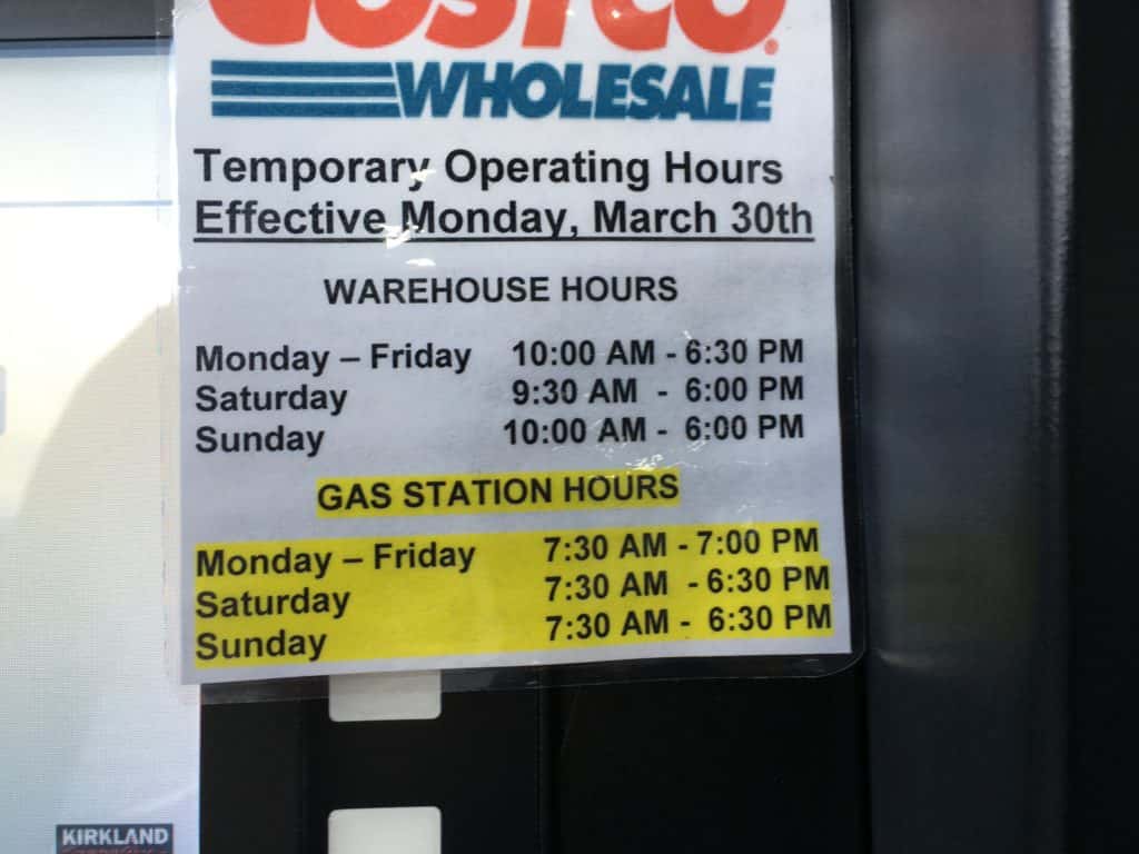 what are the hours for costco today