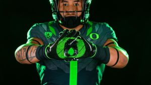 Famed Hilo clothier Sig Zane designs Oregon football uniforms to