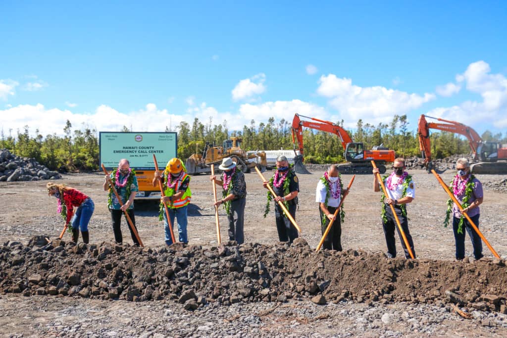 Hawaiʻi County Emergency Call Center Breaks Ground - Vimarsana News