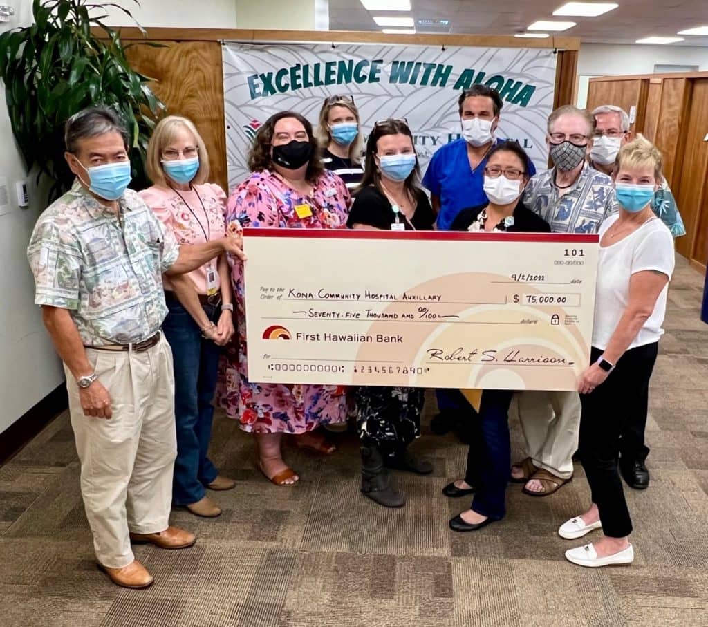 Kona Community Hospital Receives $75,000 Education Grant from First Hawaiian Bank Foundation - Vimarsana News