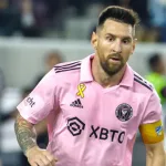 Inter Miami's Lionel Messi (10) in match against the Los Angeles FC Sunday^ Sept. 3^ 2022^ in Los Angeles