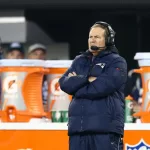 New England Patriots head coach Bill Belichick stands on the sidelines against the New York Jets at MetLife Stadium on November 22^ 2012 in East Rutherford^ New Jersey.