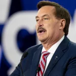 'MyPillow' founder/Political activist Mike Lindell speaks during CPAC Texas conference at Hilton Anatole. Dallas^ TX - August 5^ 2022