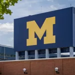 University of Michigan Wolverines' logo Ann Arbor^ MI - May 27^ 2022