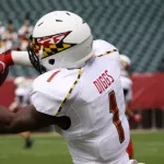 #1 Stefon Diggs against Temple on September 8^ 2012 at Lincoln Financial Field in Philadelphia^ PA.