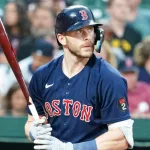 Boston Red Sox infielder Trevor Story (10) against the Baltimore Orioles on September 10^ 2022 at Oriole Park at Camden Yards in Baltimore^ Maryland.