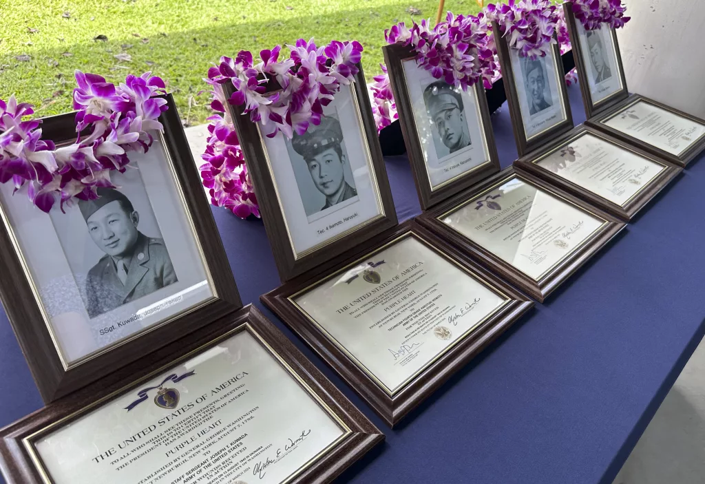 WWII Soldiers Posthumously Receive Purple Hearts 79 Years After Fatal ...