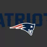 NFL TEAM New England Patriots vector file^ patriots logo on 'PATRIOTS' background