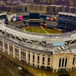 photos of Yankee Stadium in Bronx^ New York. United States of America. May 5^ 2023: