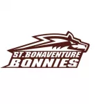 Logo of St. Bonaventure Bonnies^ football university clubs. Vector icons