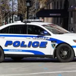 Madison Wisconsin police car/vehicle. Madison^ Wisconsin / USA - November 7th^ 2020