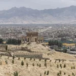 View on the city of Kabul^ Afghanistan