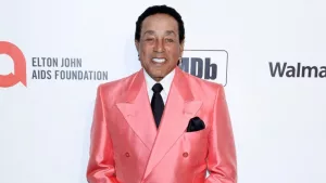 Smokey Robinson at the 28th Elton John Aids Foundation Viewing Party at the West Hollywood Park on February 9^ 2020 in West Hollywood^ CA