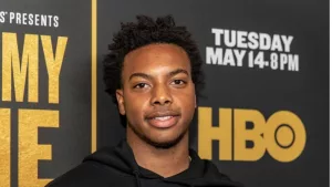 Darius Garland attends HBO's "What's My Name: Muhammad Ali" Documentary Los Angeles Premiere - Arrivals at Regal Cinemas LA LIVE 14^ Los Angeles^ CA on May 8^ 2019